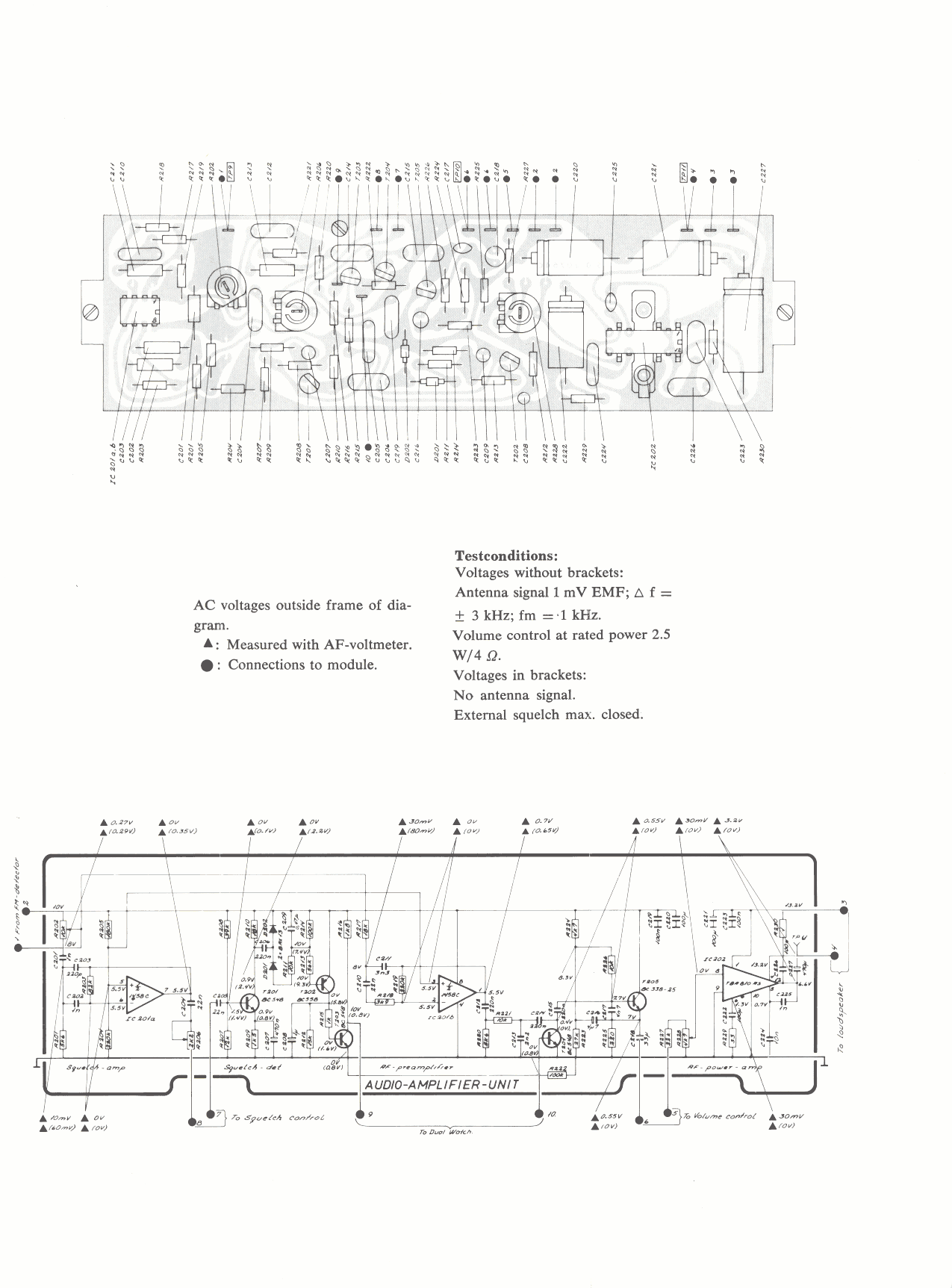 Audio amplifier unit page 2